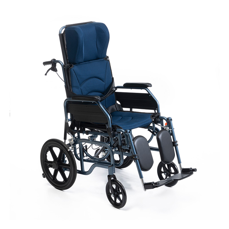 Delux Lightweight Nursing Reclining Aluminum Wheelchair Manufacturer